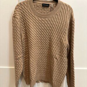 NWT Tahari Cable Knit Sweater – Tan / Camel, Small